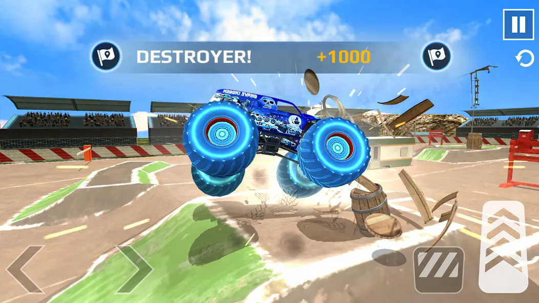 Скачать взлом Car Games: Monster Truck Stunt (Монстртрак стант)  [МОД Много монет] — стабильная версия apk на Андроид screen 4