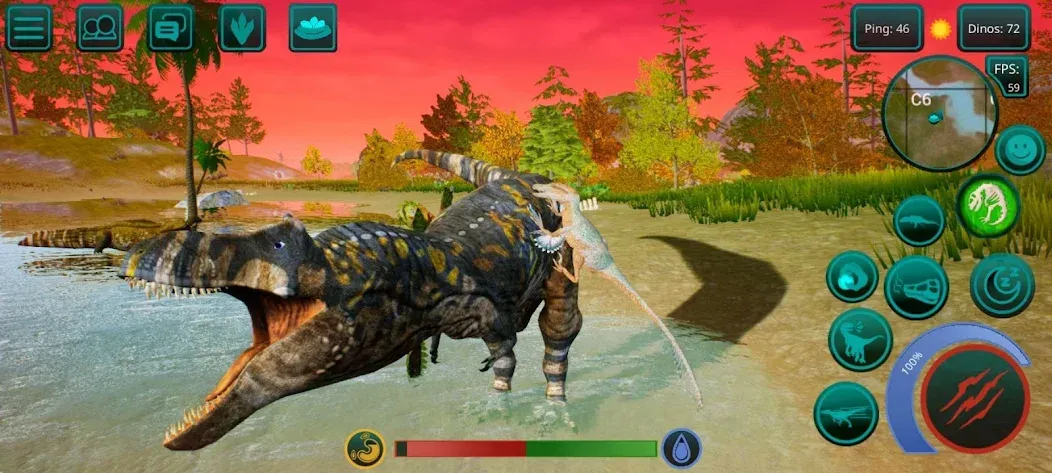 Скачать взлом The Cursed Dinosaur Isle: Game  [МОД Много монет] — стабильная версия apk на Андроид screen 1
