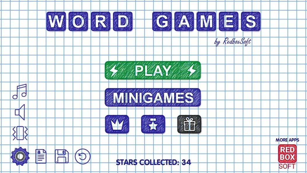 Скачать взломанную Word Games  [МОД Бесконечные монеты] — последняя версия apk на Андроид screen 1