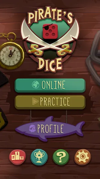 Скачать взломанную Pirate's Dice  [МОД Menu] — полная версия apk на Андроид screen 1