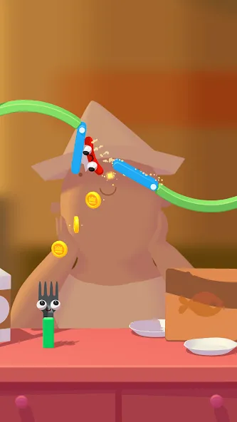 Взлом Fork N Sausage (Форк энд Сосидж)  [МОД Много денег] — полная версия apk на Андроид screen 2