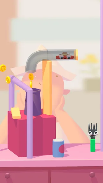 Взлом Fork N Sausage (Форк энд Сосидж)  [МОД Много денег] — полная версия apk на Андроид screen 3