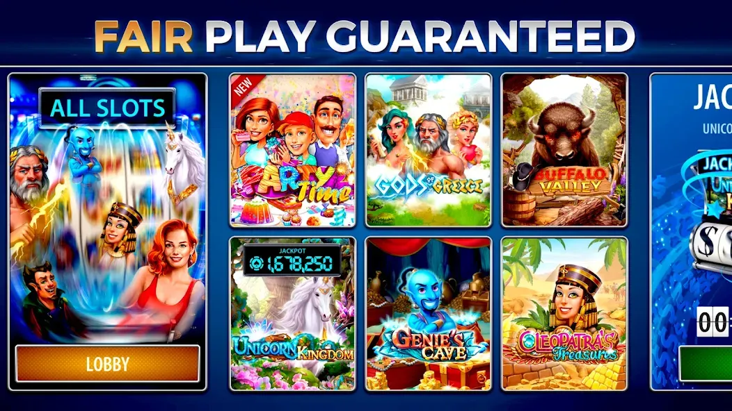 Скачать взлом Vegas Casino & Slots: Slottist  [МОД Mega Pack] — последняя версия apk на Андроид screen 1