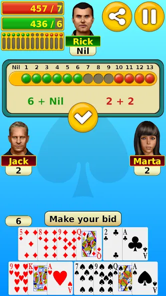 Взломанная Spades  [МОД Unlocked] — стабильная версия apk на Андроид screen 1