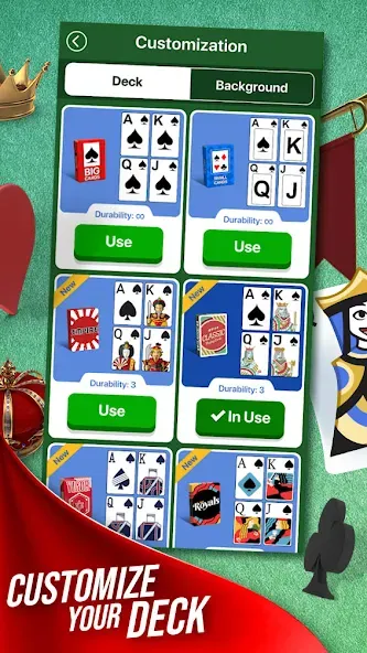 Скачать взлом Solitaire + Card Game by Zynga  [МОД Бесконечные монеты] — последняя версия apk на Андроид screen 4