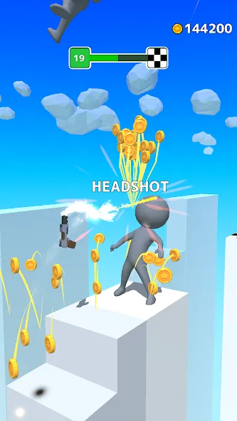 Скачать взлом Gun Sprint (Ган Спринт)  [МОД Много денег] — полная версия apk на Андроид screen 3