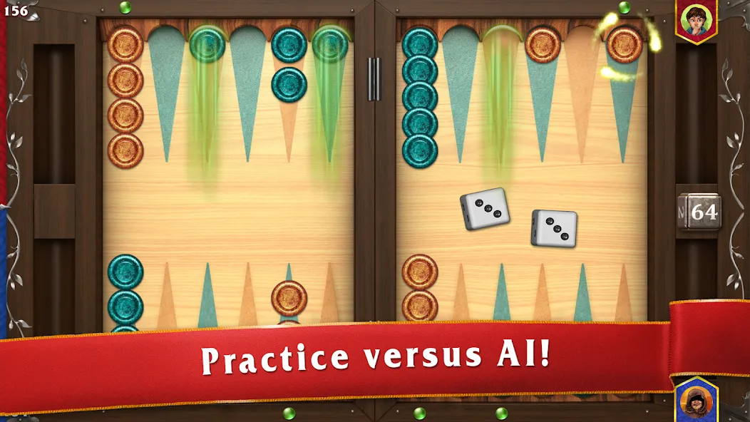 Скачать взломанную Backgammon Masters  [МОД Много денег] — полная версия apk на Андроид screen 3