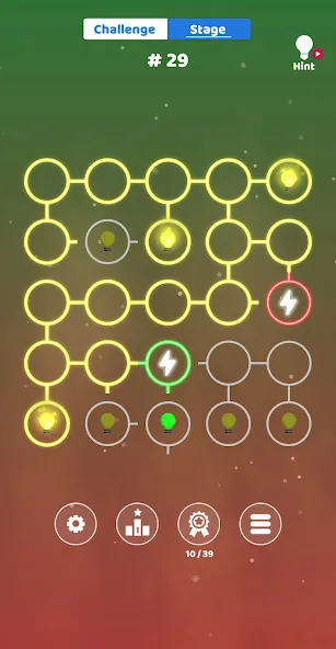 Взломанная All Lights Connect : Puzzle (Олл Лайтс Коннект)  [МОД Меню] — последняя версия apk на Андроид screen 4