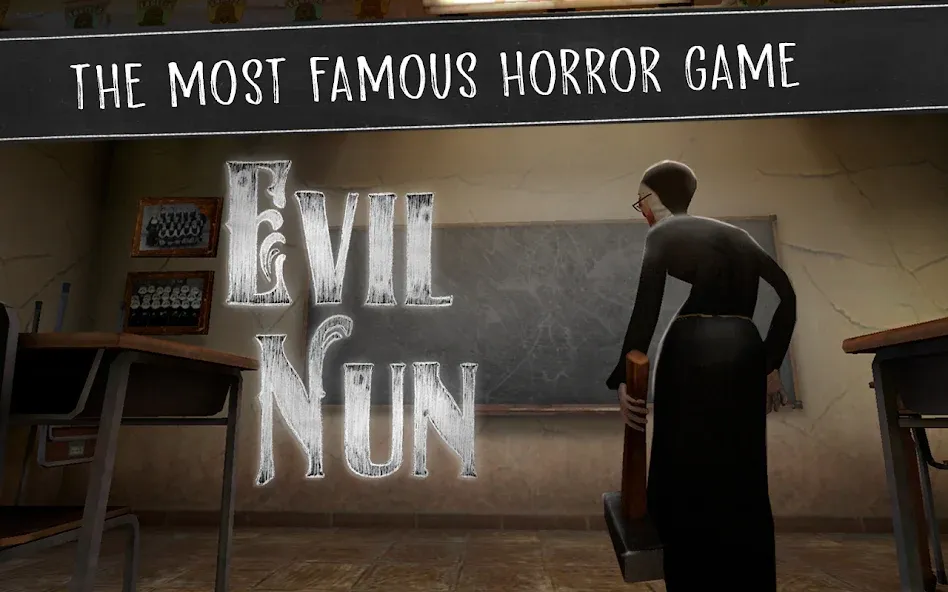 Скачать взломанную Evil Nun: Horror at School (Ивил Нан)  [МОД Много денег] — стабильная версия apk на Андроид screen 1