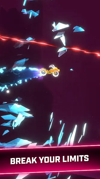 Взломанная Rider Worlds — Neon Bike Races (Райдер Ворлдс)  [МОД Все открыто] — полная версия apk на Андроид screen 1