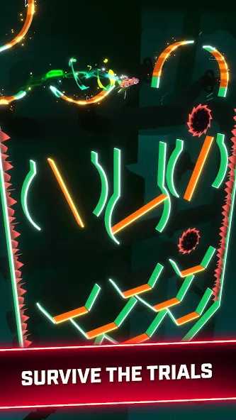 Взломанная Rider Worlds — Neon Bike Races (Райдер Ворлдс)  [МОД Все открыто] — полная версия apk на Андроид screen 2