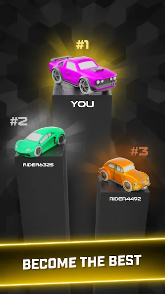 Взломанная Rider Worlds — Neon Bike Races (Райдер Ворлдс)  [МОД Все открыто] — полная версия apk на Андроид screen 5