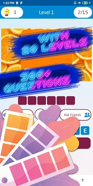 Скачать взломанную Guess the color game  [МОД Бесконечные монеты] — последняя версия apk на Андроид screen 3