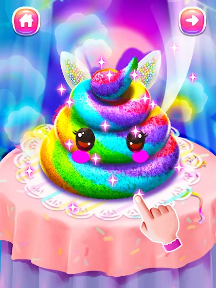 Взлом Girl Games: Unicorn Cooking  [МОД Unlocked] — полная версия apk на Андроид screen 4