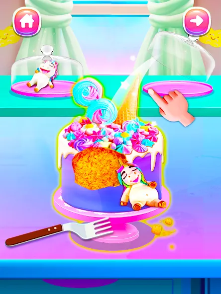 Взлом Girl Games: Unicorn Cooking  [МОД Unlocked] — полная версия apk на Андроид screen 5