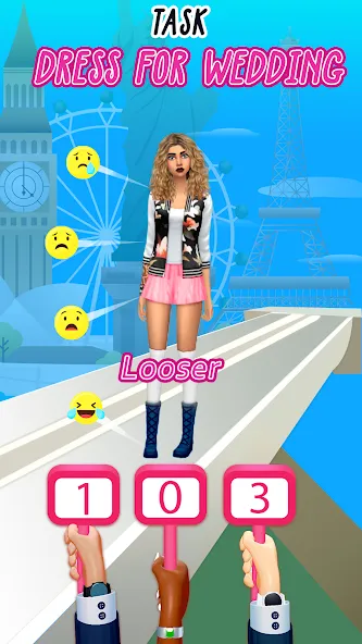 Взлом Fashion Battle — Girl Dress Up  [МОД Unlimited Money] — последняя версия apk на Андроид screen 3