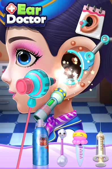 Взломанная Ear Doctor  [МОД Много монет] — полная версия apk на Андроид screen 1