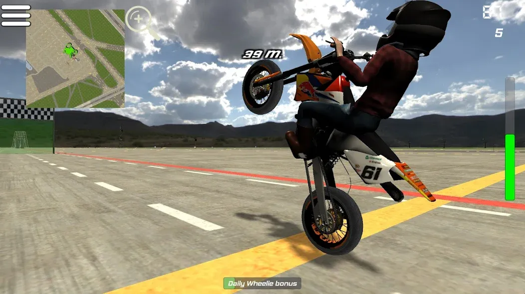 Скачать взломанную Wheelie King 5 (Уили Кинг 5)  [МОД Меню] — стабильная версия apk на Андроид screen 1