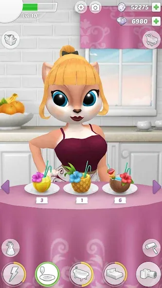 Скачать взломанную Talking Cat Kimmy Superstar  [МОД Много монет] — полная версия apk на Андроид screen 3