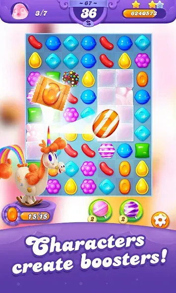 Взлом Candy Crush Friends Saga (Кенди Краш Френдс Сага)  [МОД Бесконечные монеты] — полная версия apk на Андроид screen 3