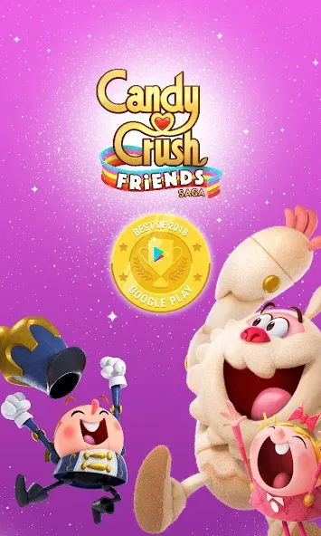 Взлом Candy Crush Friends Saga (Кенди Краш Френдс Сага)  [МОД Бесконечные монеты] — полная версия apk на Андроид screen 5