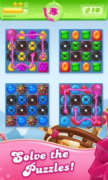 Взломанная Candy Crush Jelly Saga (Кенди Краш Джелли Сага)  [МОД Много монет] — полная версия apk на Андроид screen 4