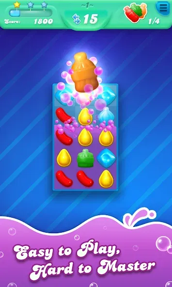 Взломанная Candy Crush Soda Saga (Кенди Краш Сода Сага)  [МОД Меню] — стабильная версия apk на Андроид screen 1