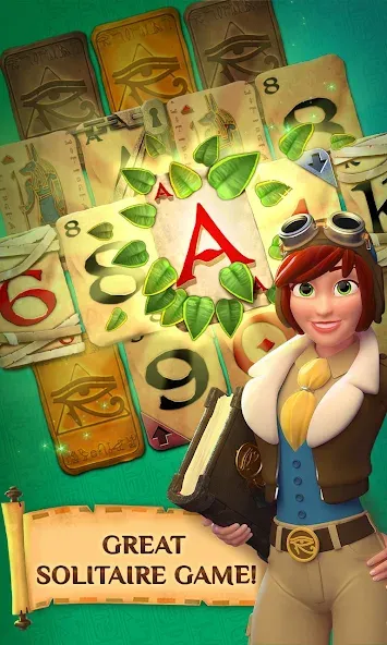 Взломанная Pyramid Solitaire Saga (Пирамида Солитер Сага)  [МОД Все открыто] — последняя версия apk на Андроид screen 1