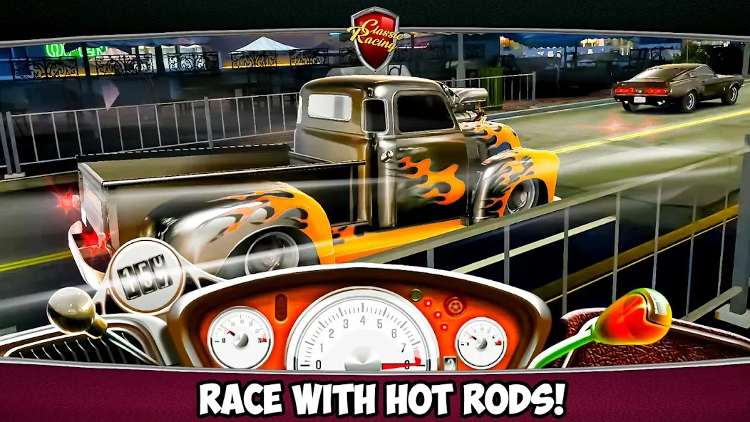 Скачать взлом Classic Drag Racing Car Game (Классическая игра на гонках драгрейсинга)  [МОД Menu] — последняя версия apk на Андроид screen 5