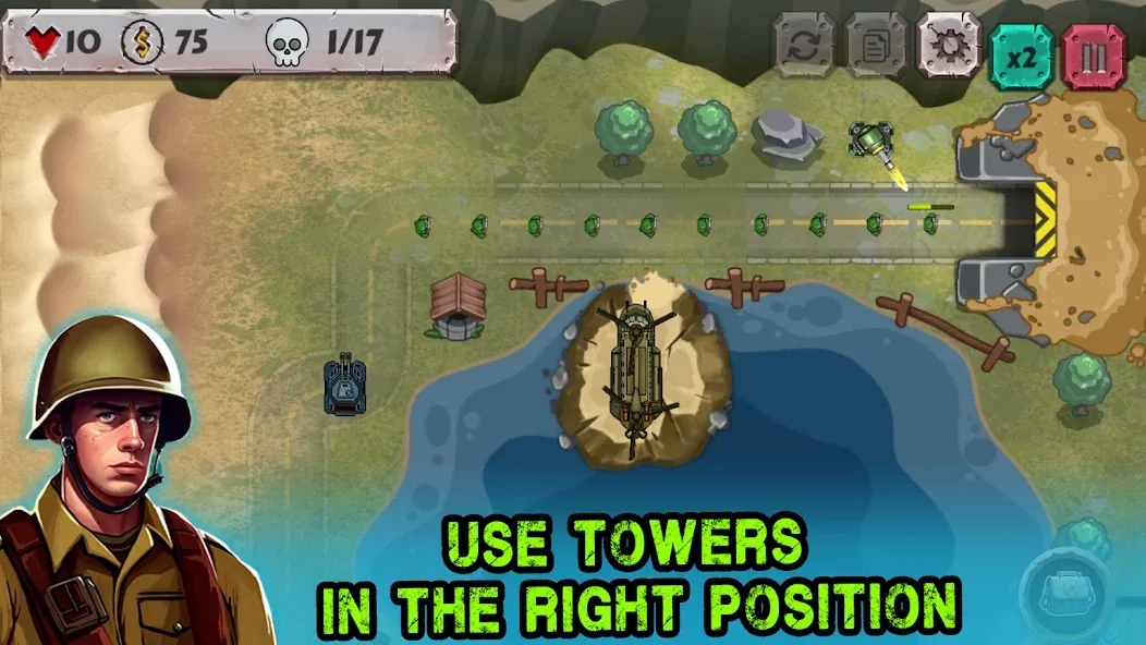 Скачать взлом Battle Strategy: Tower Defense  [МОД Много монет] — последняя версия apk на Андроид screen 3