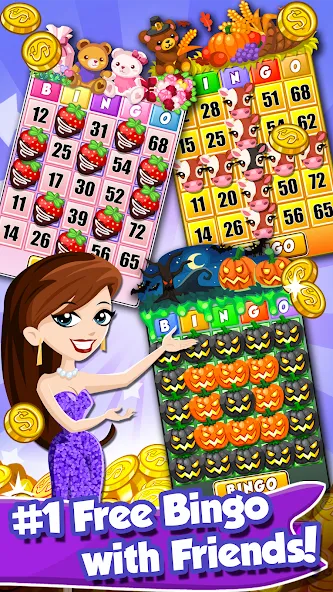 Скачать взлом Bingo PartyLand 2: Bingo Games (Бинго Патиленд 2)  [МОД Mega Pack] — стабильная версия apk на Андроид screen 1