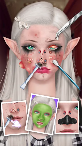 Скачать взлом Ear Salon ASMR Ear Wax& Tattoo (АСМР)  [МОД Меню] — последняя версия apk на Андроид screen 2