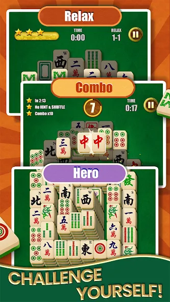 Скачать взлом Mahjong Solitaire — Master (Маджонг Солитер)  [МОД Menu] — стабильная версия apk на Андроид screen 4