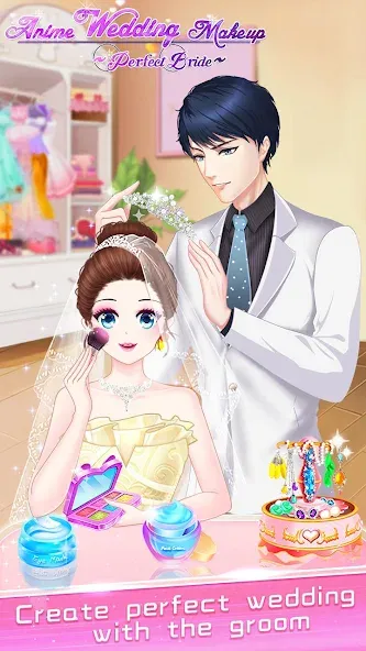 Взломанная Makeup Bride: Perfect Wedding  [МОД Много монет] — полная версия apk на Андроид screen 3