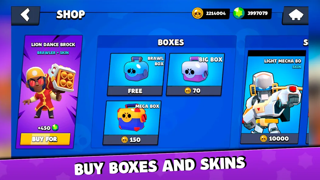 Взлом Box Simulator for Brawl Stars  [МОД Бесконечные монеты] — последняя версия apk на Андроид screen 2