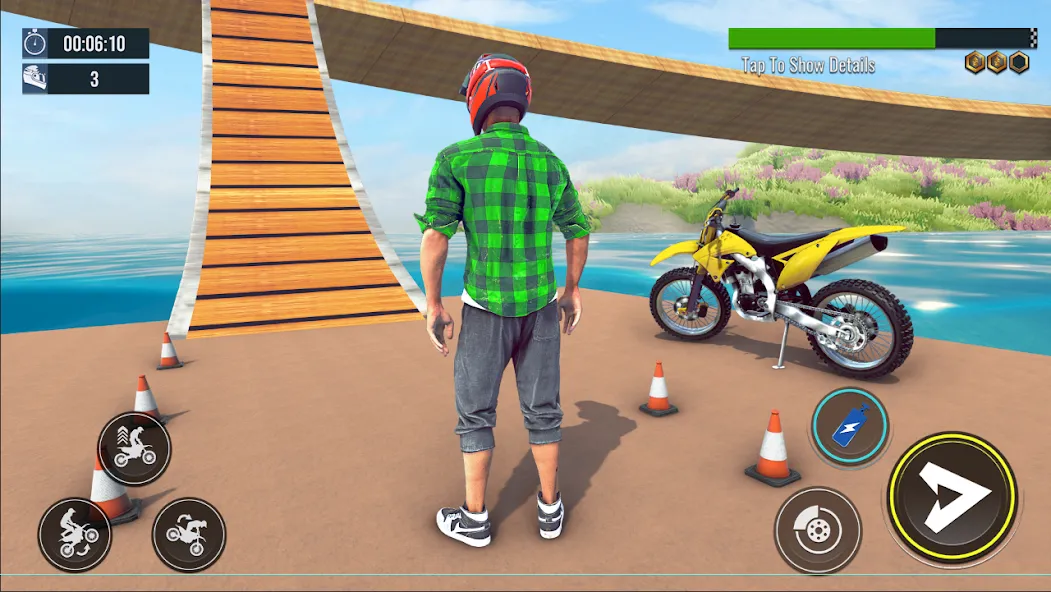 Скачать взломанную Bike Stunt : Motorcycle Game  [МОД Меню] — полная версия apk на Андроид screen 1