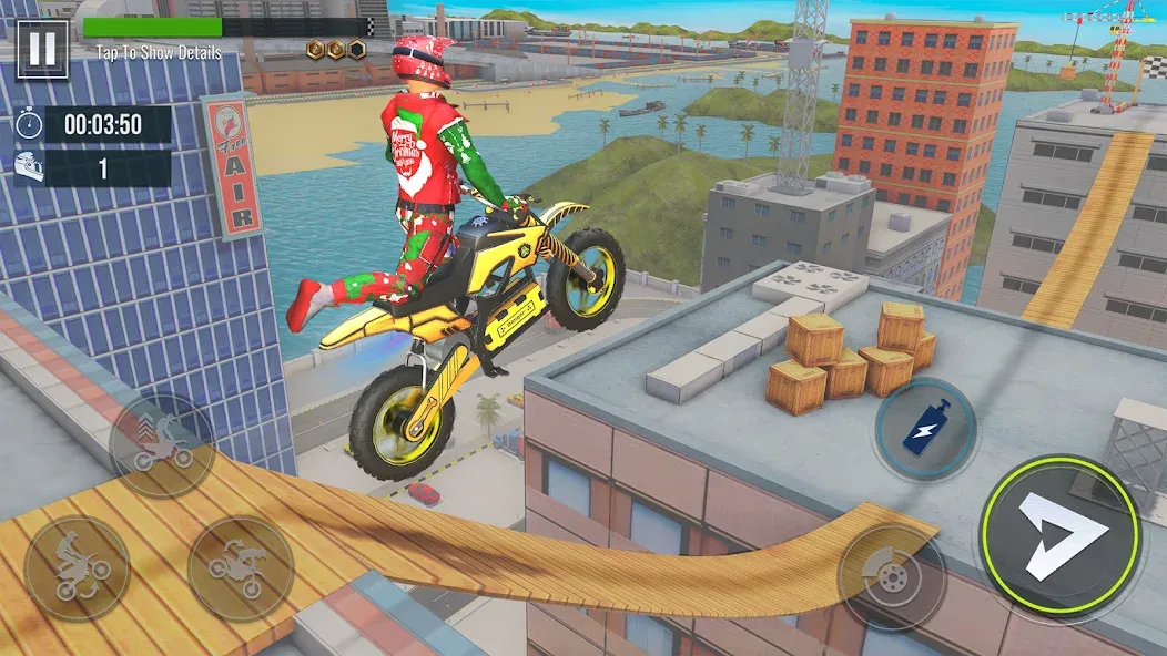 Скачать взломанную Bike Stunt : Motorcycle Game  [МОД Меню] — полная версия apk на Андроид screen 2