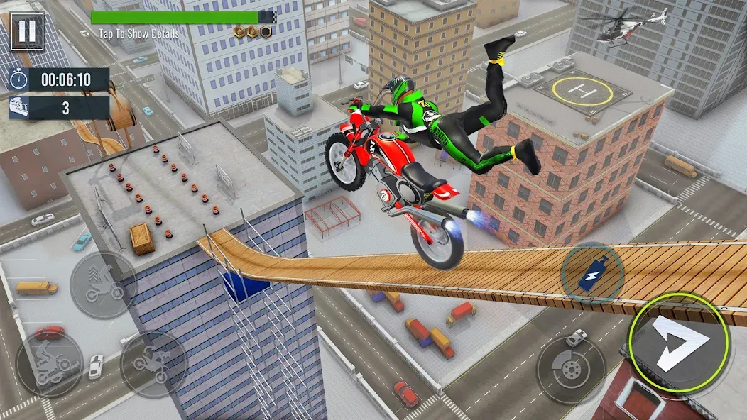 Скачать взломанную Bike Stunt : Motorcycle Game  [МОД Меню] — полная версия apk на Андроид screen 3