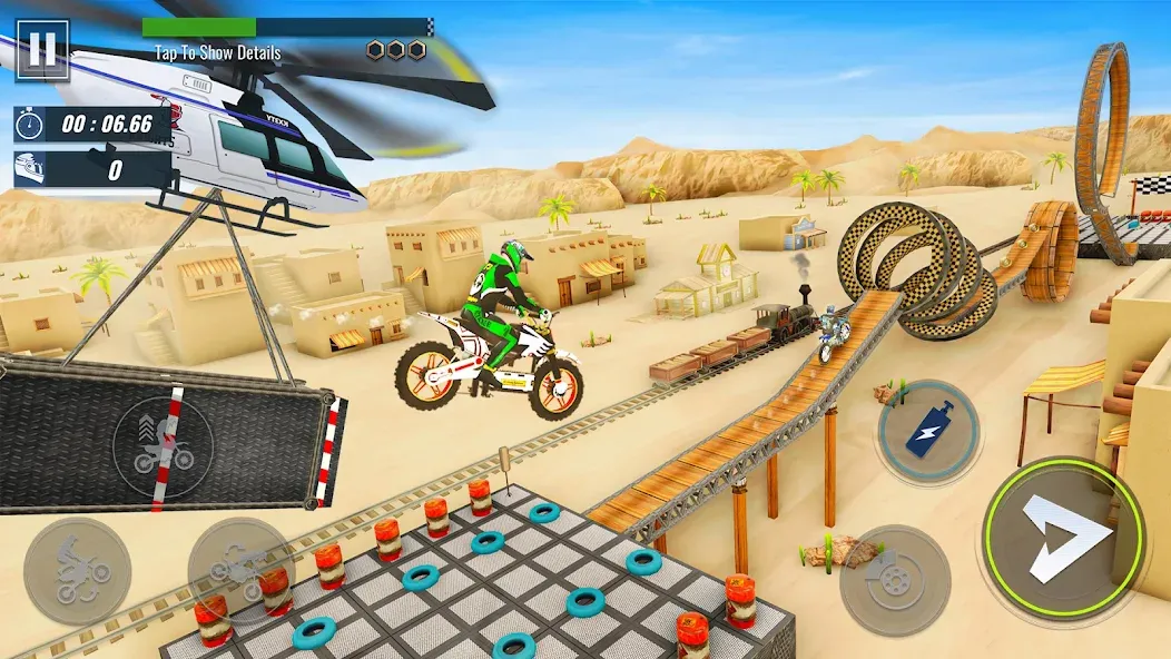 Скачать взломанную Bike Stunt : Motorcycle Game  [МОД Меню] — полная версия apk на Андроид screen 5