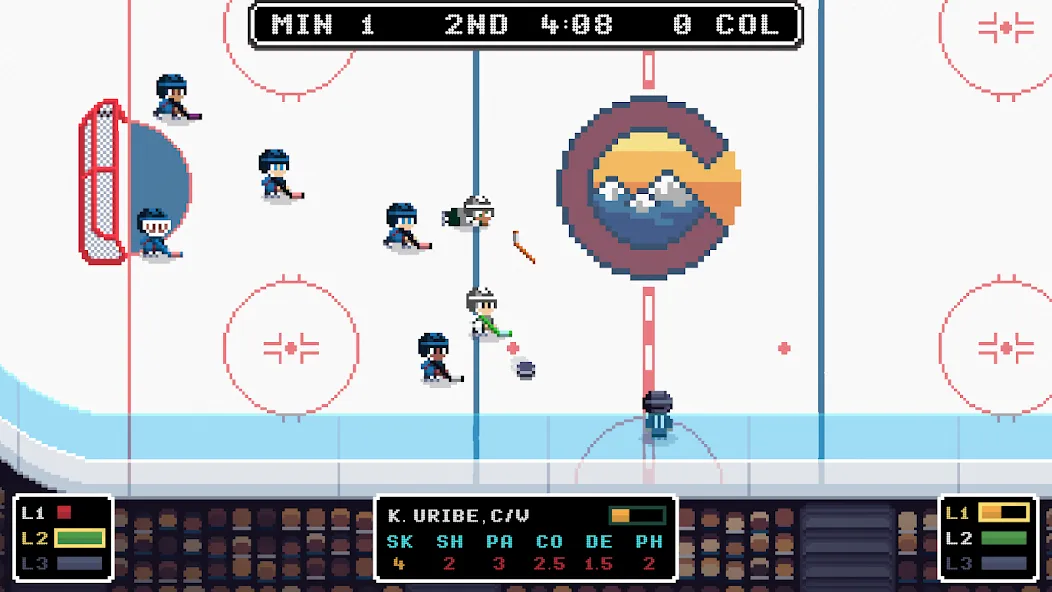 Скачать взлом Ice League Hockey (Айс Лиг Хоккей)  [МОД Бесконечные монеты] — последняя версия apk на Андроид screen 3