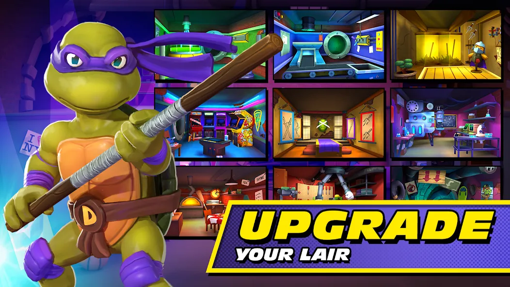 Взлом TMNT: Mutant Madness (ТМНТ)  [МОД Unlimited Money] — стабильная версия apk на Андроид screen 3