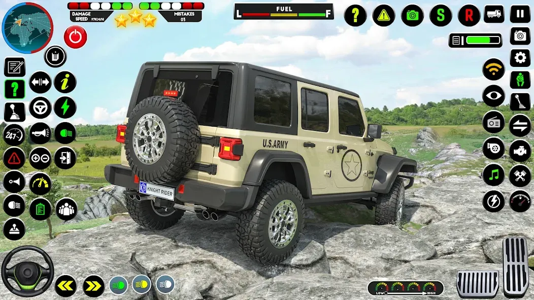 Скачать взлом Army Truck Transporter Game 3D  [МОД Unlocked] — стабильная версия apk на Андроид screen 1