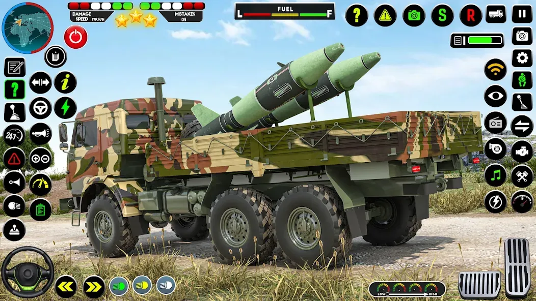 Скачать взлом Army Truck Transporter Game 3D  [МОД Unlocked] — стабильная версия apk на Андроид screen 3