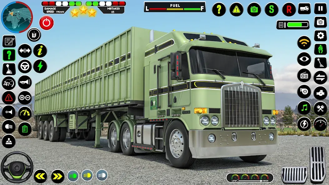 Скачать взлом Army Truck Transporter Game 3D  [МОД Unlocked] — стабильная версия apk на Андроид screen 5