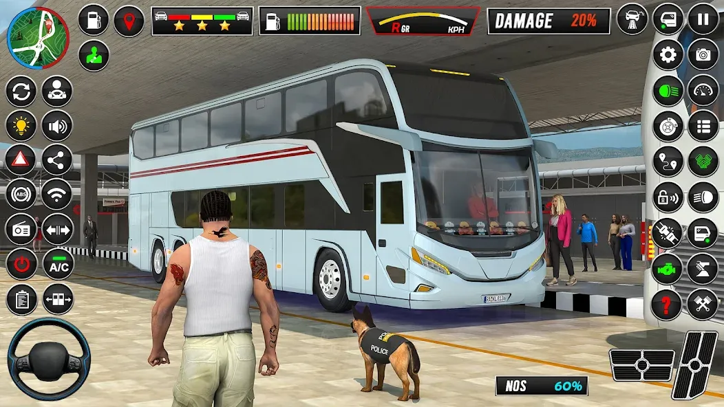 Взлом City Coach Bus Driver Games 3D  [МОД Бесконечные монеты] — полная версия apk на Андроид screen 3