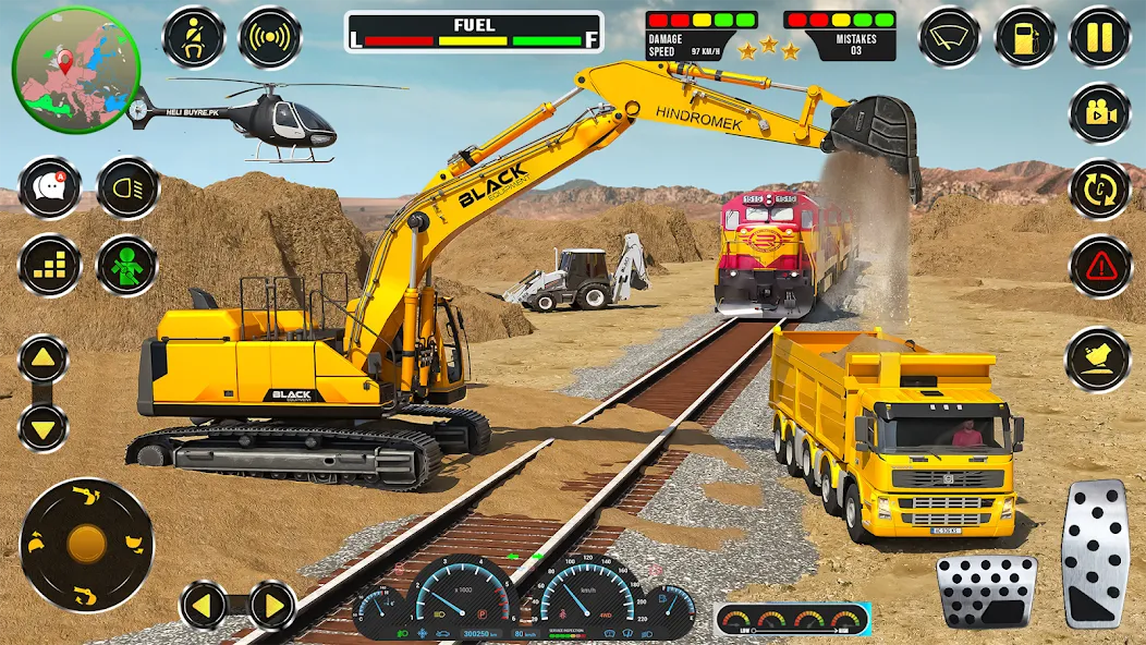 Скачать взломанную Real JCB Construction Games 3D  [МОД Все открыто] — полная версия apk на Андроид screen 2