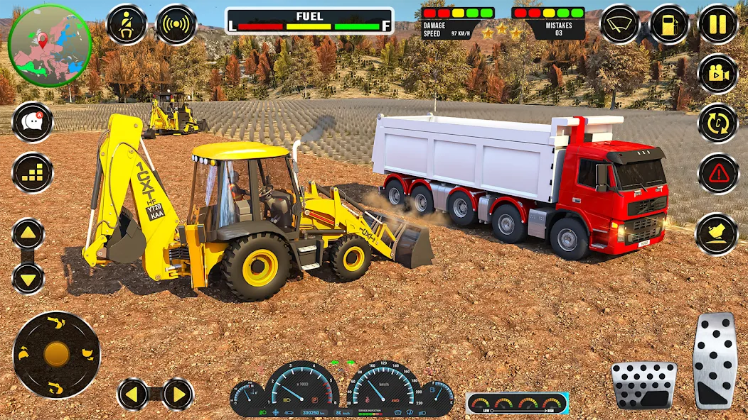 Скачать взломанную Real JCB Construction Games 3D  [МОД Все открыто] — полная версия apk на Андроид screen 3