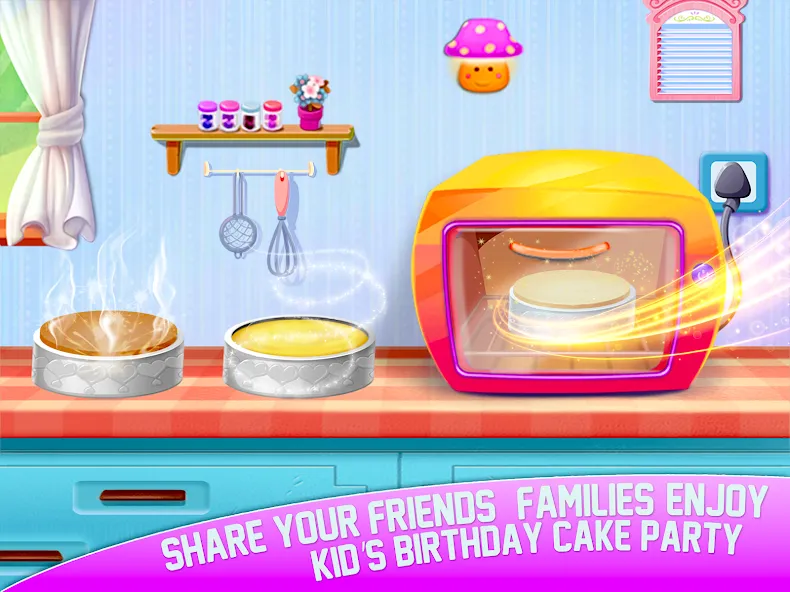 Взломанная Cake Maker Sweet Bakery Games  [МОД Все открыто] — полная версия apk на Андроид screen 4