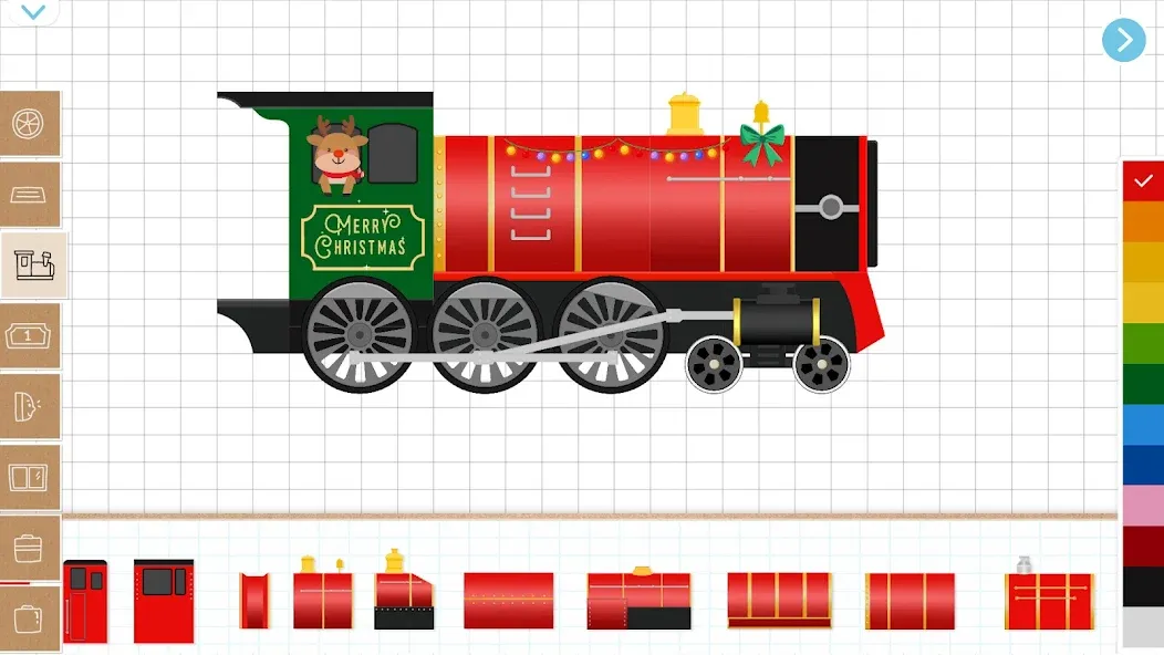 Скачать взлом Christmas Train Game For Kids  [МОД Unlocked] — стабильная версия apk на Андроид screen 2