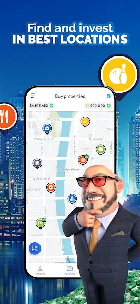 Взломанная Landlord — Estate Trading Game (Лендлорд)  [МОД Много монет] — полная версия apk на Андроид screen 3